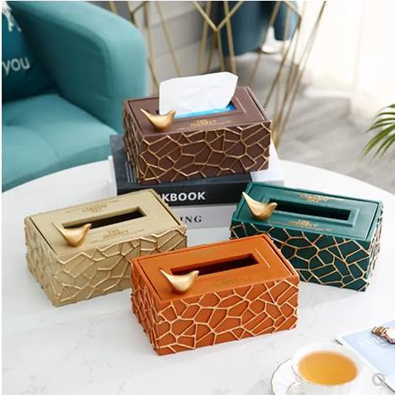 

2020Creative European-style tissue box decoration, home office restaurant bar desktop decoration gift