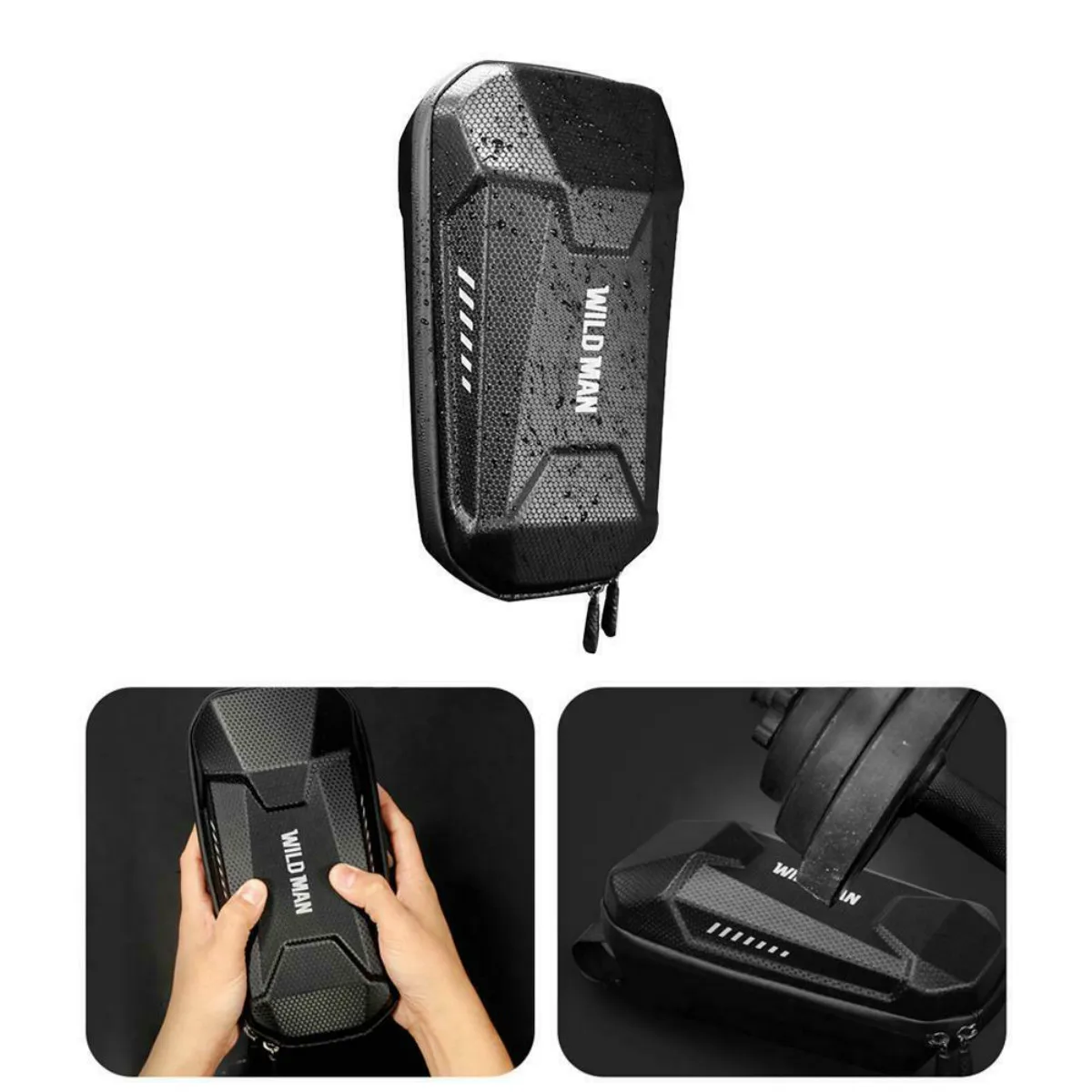 

Universal Electric Scooter 2L/3L Head Handle Bag EVA Hard Shell Bag For Xiaomi M365 ES1 2 3 4 Electric Scooter Folding Bicycle