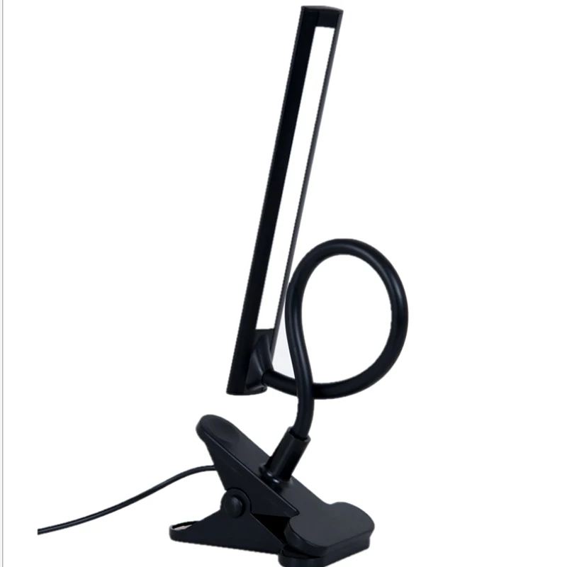 Светодиодная лампа для чтения с зажимом светодиодная настольная 3 цвета X3 Dimable