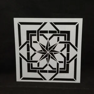 15*15 винтажный цветочный слойный трафарет для сделай сам скрапбукингфотоальбом декоративное тиснение раскраска, трафарет для рисования, домашний декор