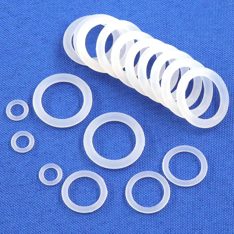 20pcs Wire Dia.1.5mm~3mm Food Grade Silicone Sealing O Ring High Temperature Resistance Aquarium Connector O-ring Seal Gasket - купить по