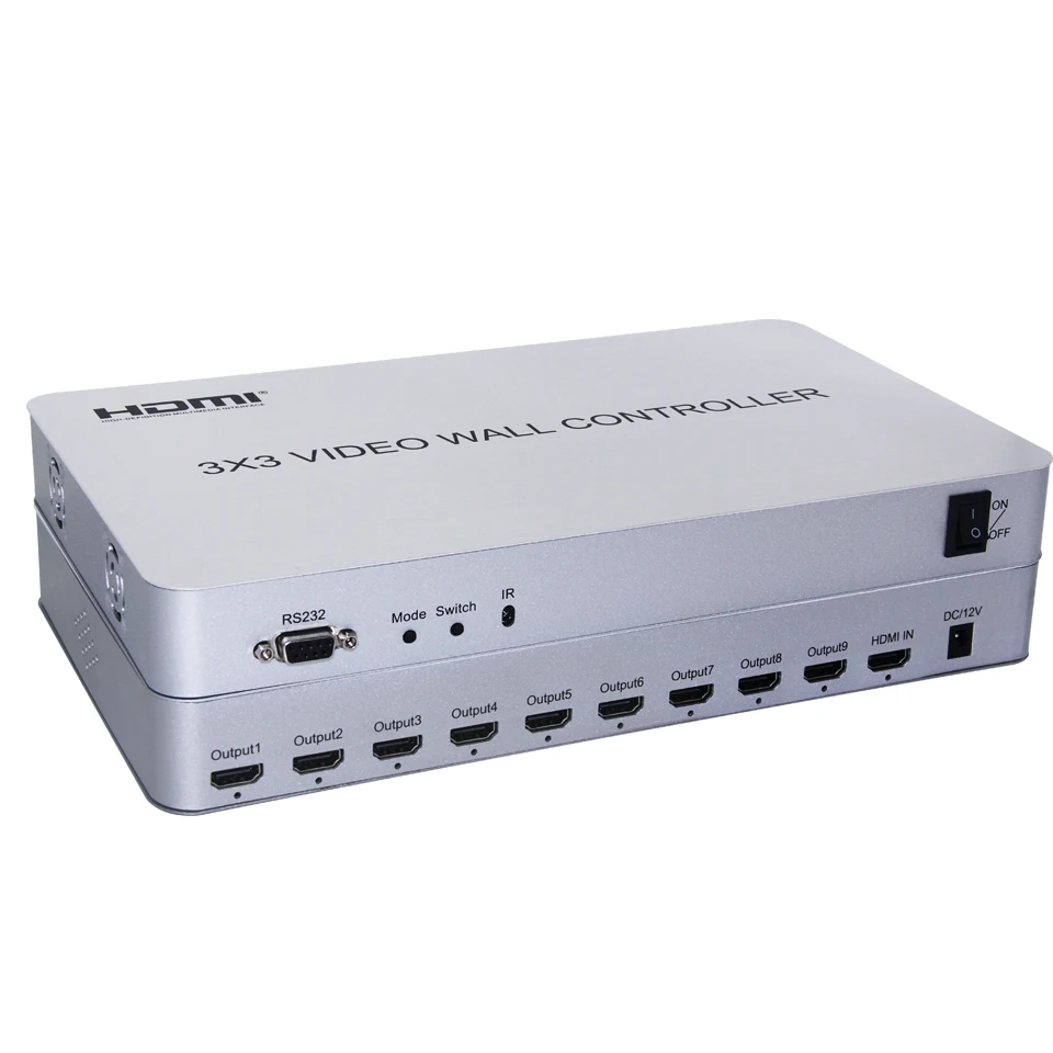 Настенный видеоконтроллер 3х3 настенный видеопроцессор | Безопасность и защита