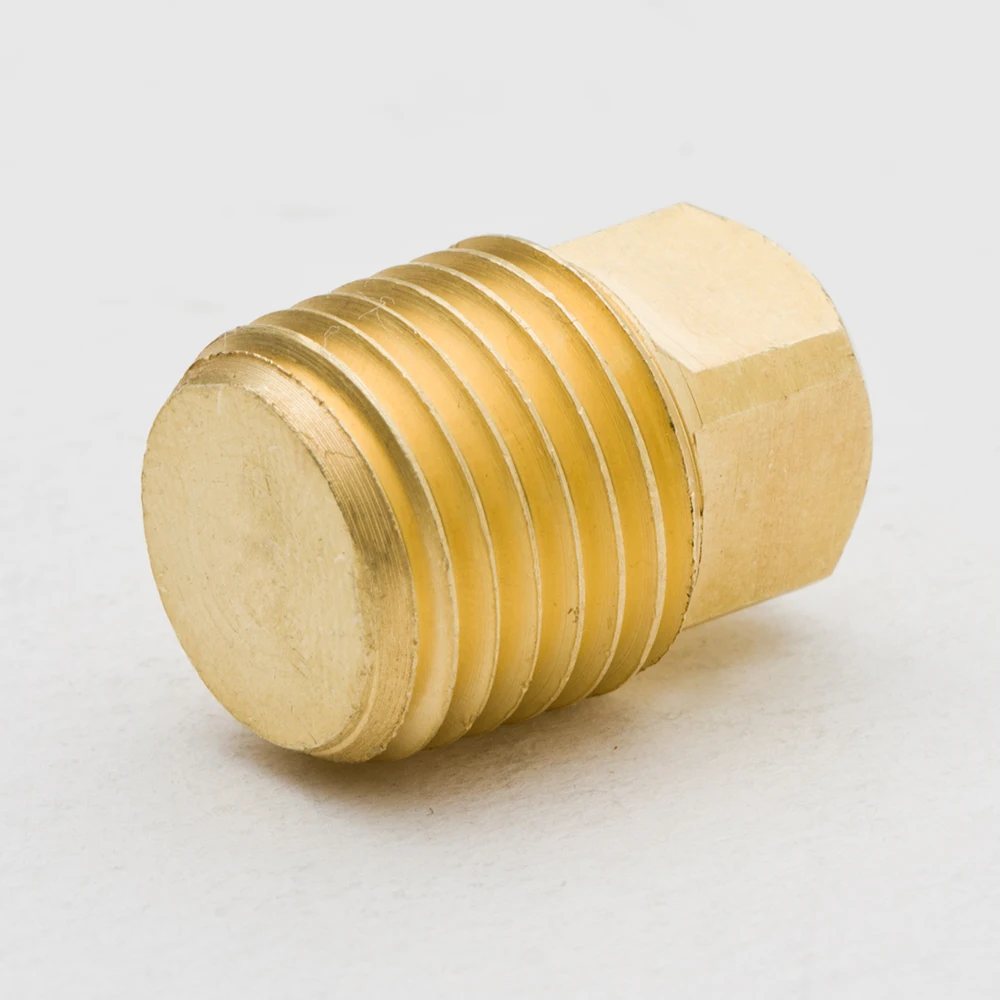 

1pcs Legines Brass Pipe Fitting Square Head Plug 1/8" 1/4" 3/8" NPT Male Thread Plumb Water Gas Tube Connector