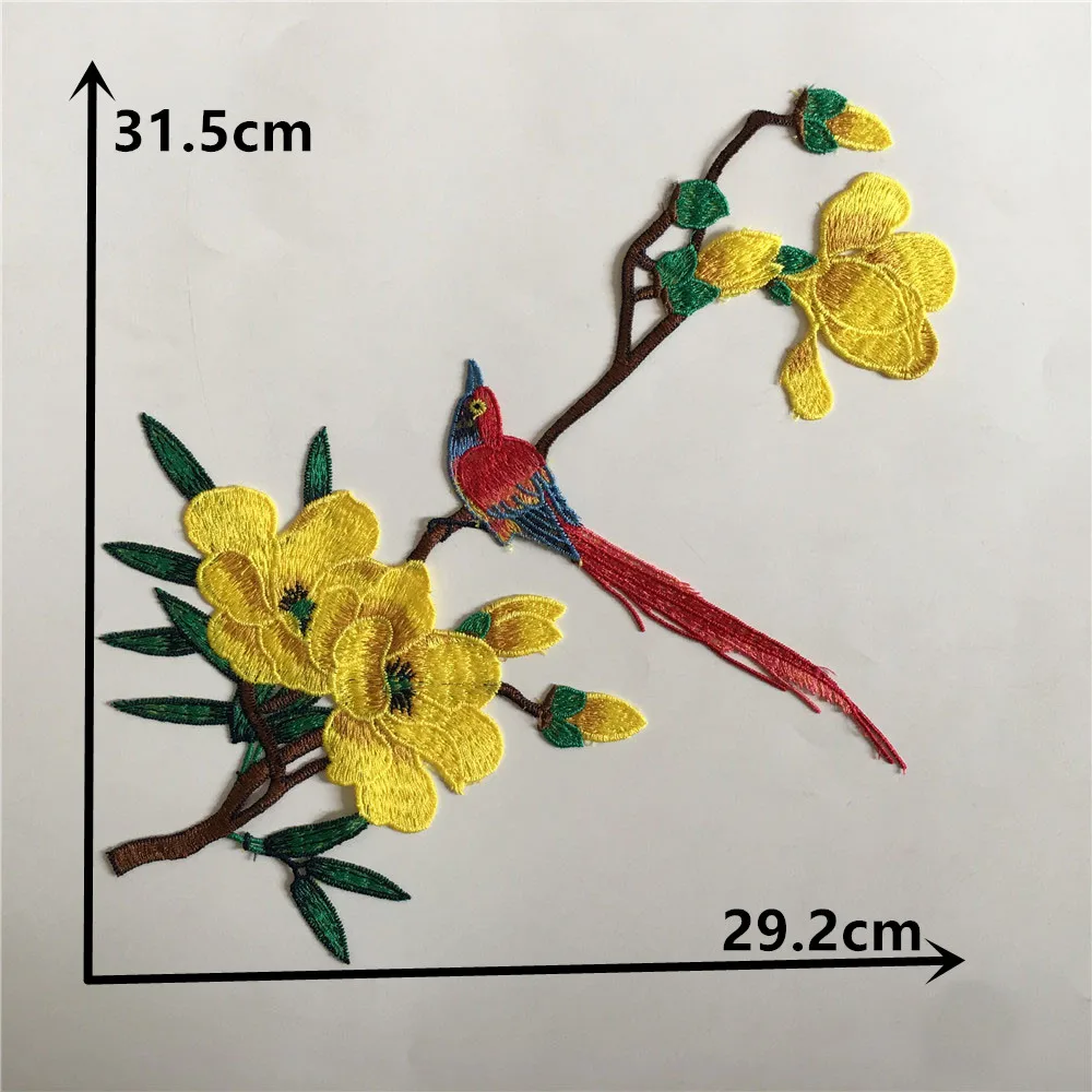 New Listing Lace Collar Embroidery Bird DIY Decorative Fabric Sewing Cheongsam Dress Decals Accessories | Дом и сад