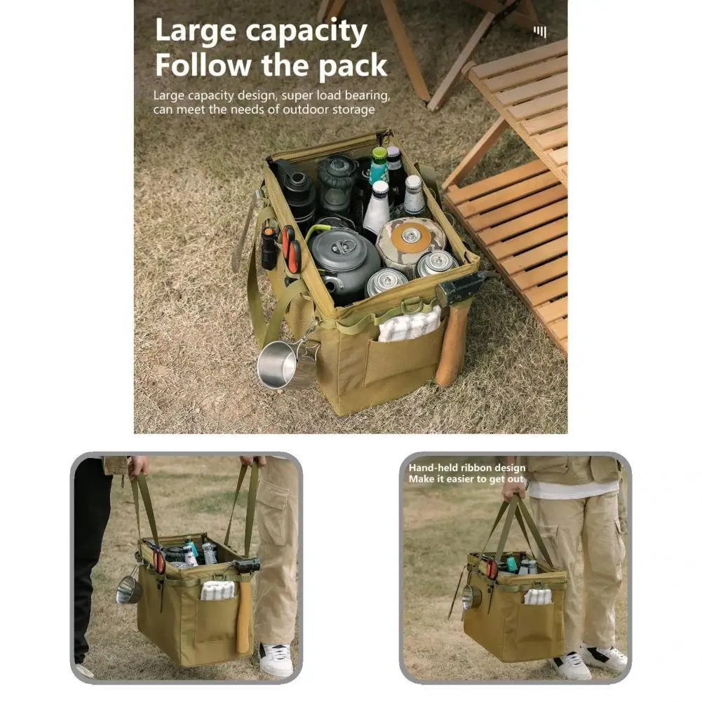 

Уличная сумка с большой несущей способностью, отличная износостойкая банка для специй, органайзер для пикника