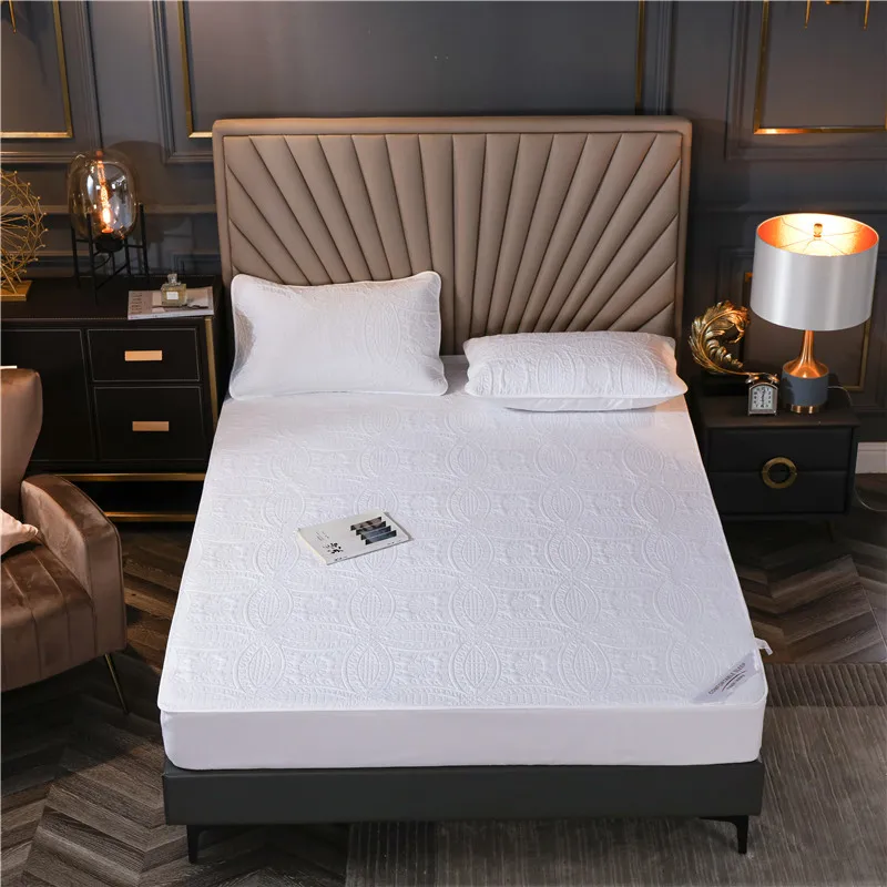 

Cotton Waterproof Bed Mattresses Cover Washable Bed Cover Multicolor Thickened Waterproof Mattress Protector Flat Mattress Cover