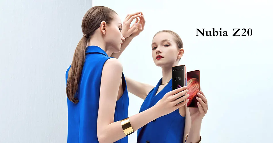zte Nubia Z20 двойной экран 6,4"+ 5,1" 6 ГБ 128 ГБ Snapdragon 855 plus 2,96 ГГц 4000 мАч Трехместный задний 48мп смартфон