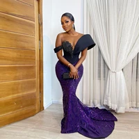 aso ebi high quality elegant mermaid evening dresses appliques african women long formal prom party gowns plus size custom made