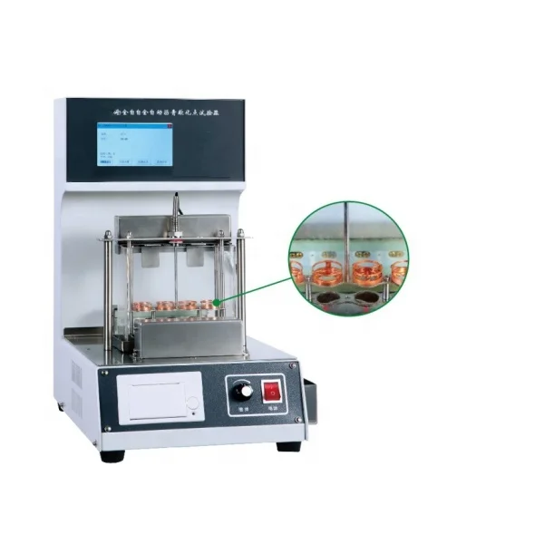 

Automatic Softening Point Tester / Ring and Ball Apparatus by ASTM D36