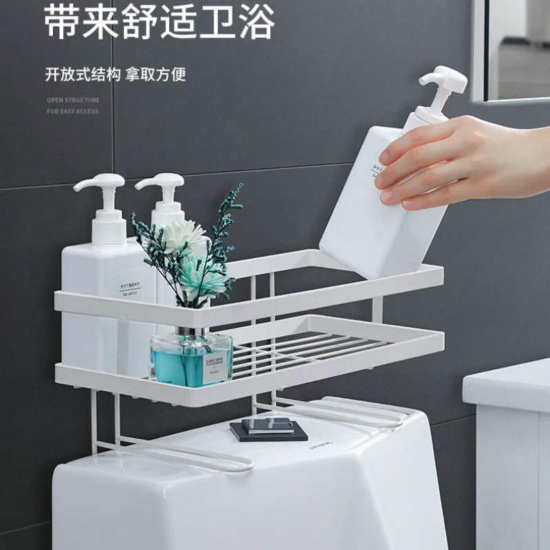 

Bathroom Shelves Wall Mount Rack Bathroom Organizer Shelf Bathroom Accessorie Badkamer Accessoires Bathroom Tools Set DA60YS