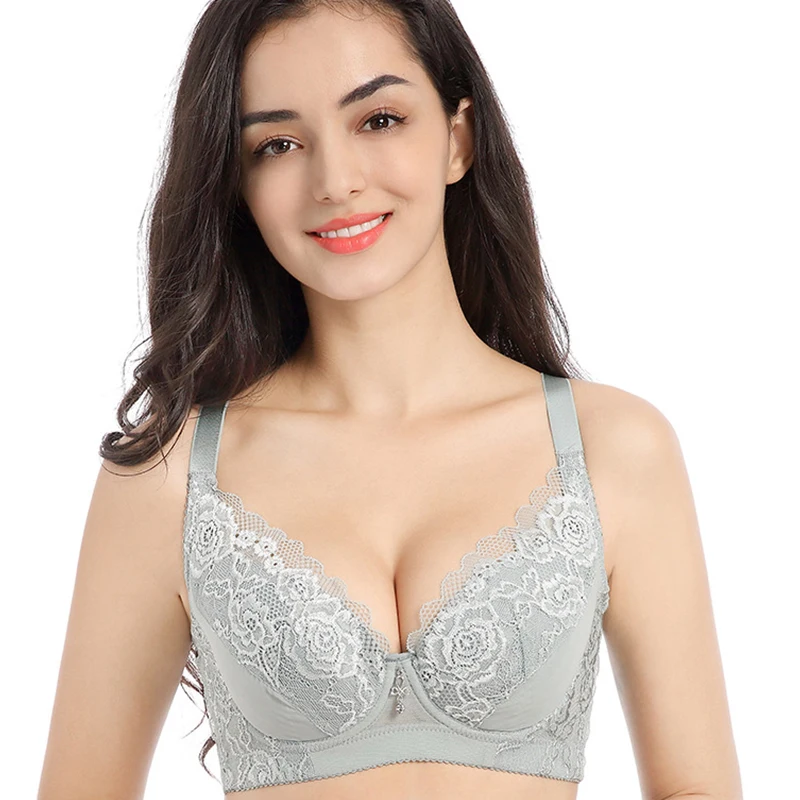 Женский кружевной бюстгальтер с чашками пуш ап 34 36 38 40|Бюстгальтеры| |