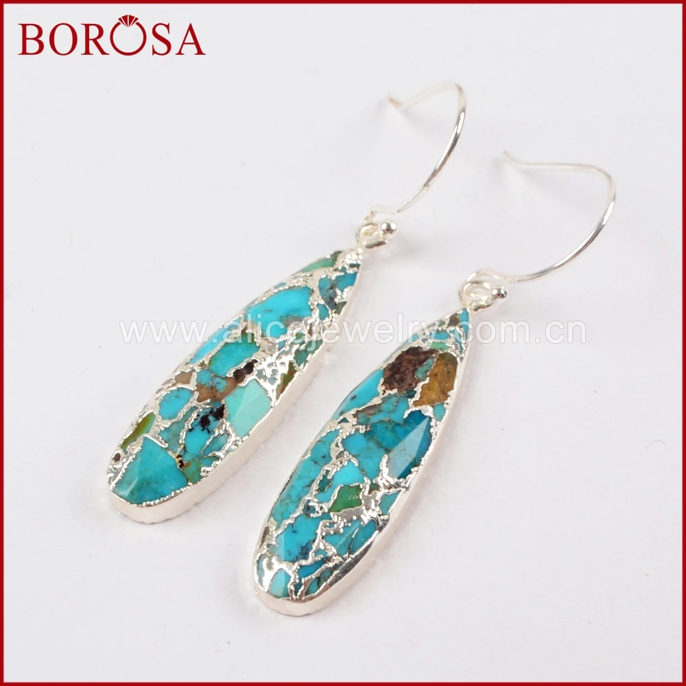 BOROSA 1 пара высококачественные каплевидные Золотые/Искусственные медные