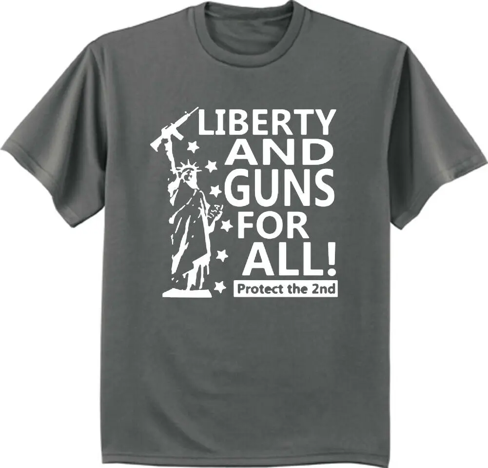 

2021 New 2nd Amendment Gun Right T-shirts for Men Second Amend Gifts Gods Guns Liberty Men T-shirt Women Summer Tops