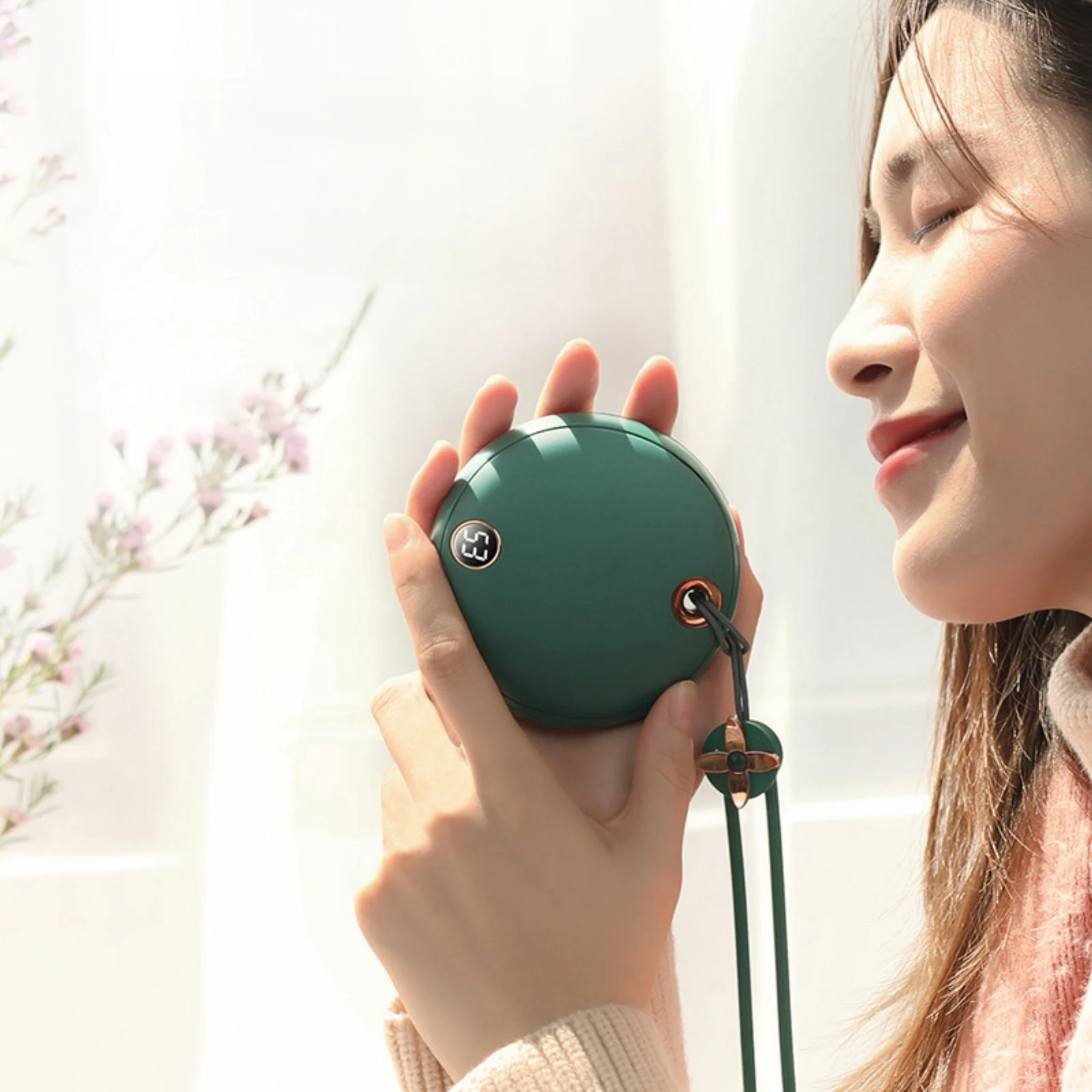 

Mini Portable Hand Warmer Heater For Hands and Home 5000mAh Power Bank with LED Digital Display Quick Heating