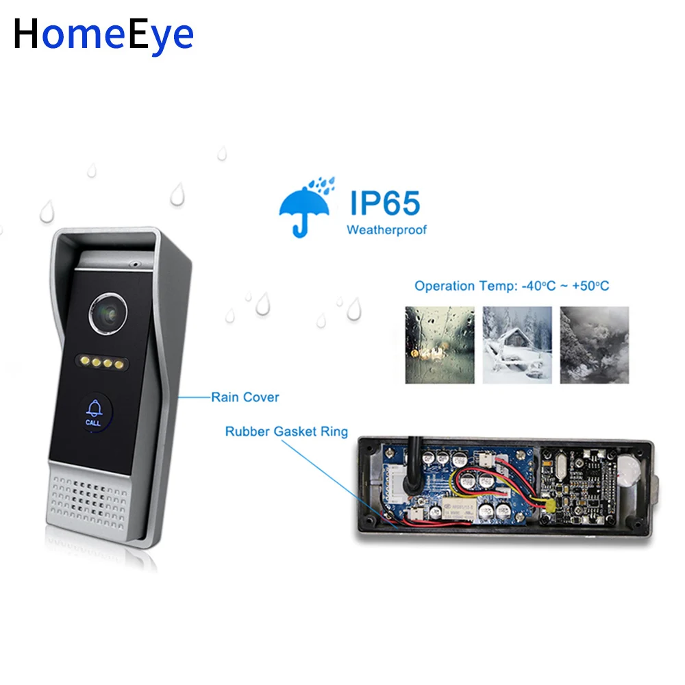 Домофон TuyaSmart с поддержкой приложения Wi Fi IP видеодомофон домашняя система