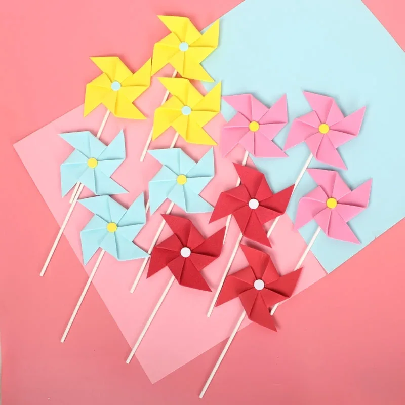 3 шт. мультяшная ветряная мельница украшение для дня рождения детский Топпер