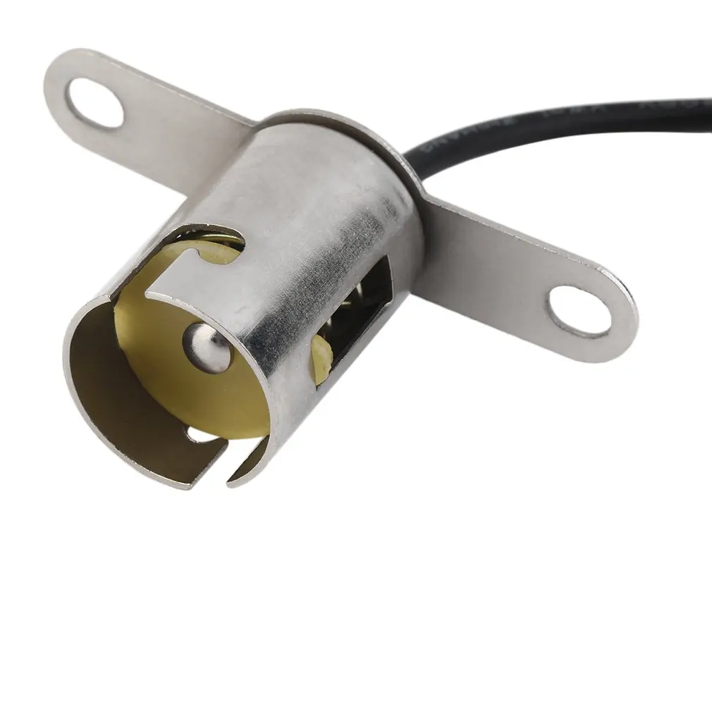 

BA15s 1156 Bayonet Led Light Bulb Socket Auto Lamp Holder Base For Car Truck Tail Light Single Contact Snap-In Socket Assembly