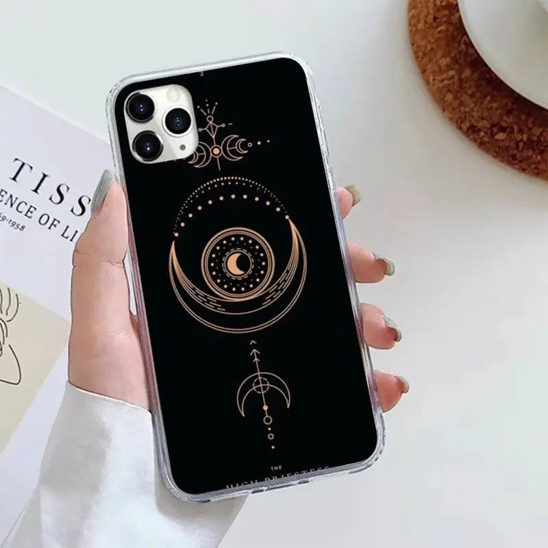 

Witch totem tarot black art Phone Case For iphone 12 5 5s 5c se 6 6s 7 8 plus x xs xr 11 pro max