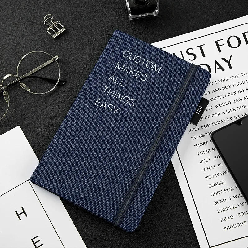 Kinbor джинсовый ремень этот блокнот A5 утолщенная жесткая Поверхность эта