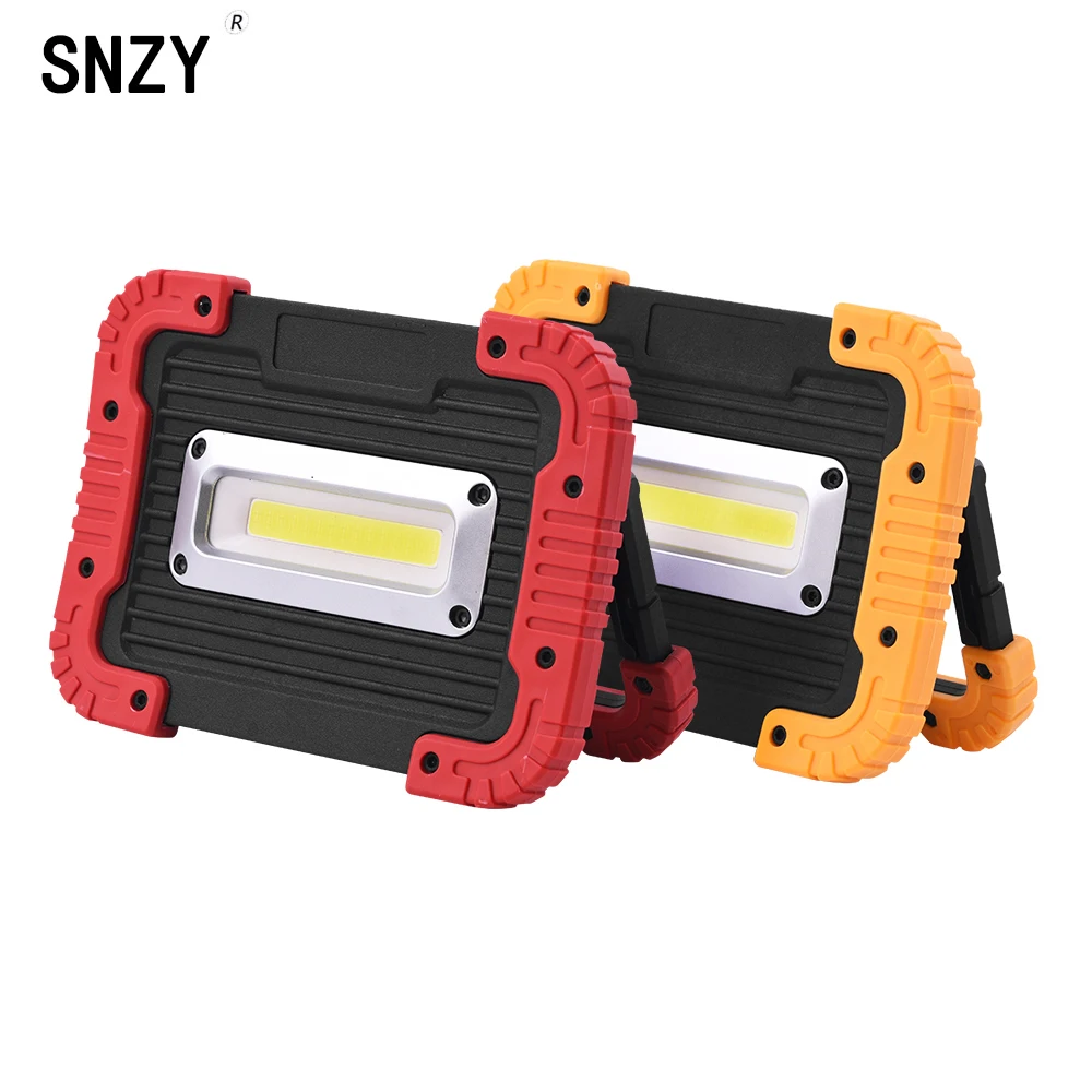 SNZY Portable LED Emergency Light COB Work Light Outdoor Waterproof Rechargeable camping lamp Portable flood light
