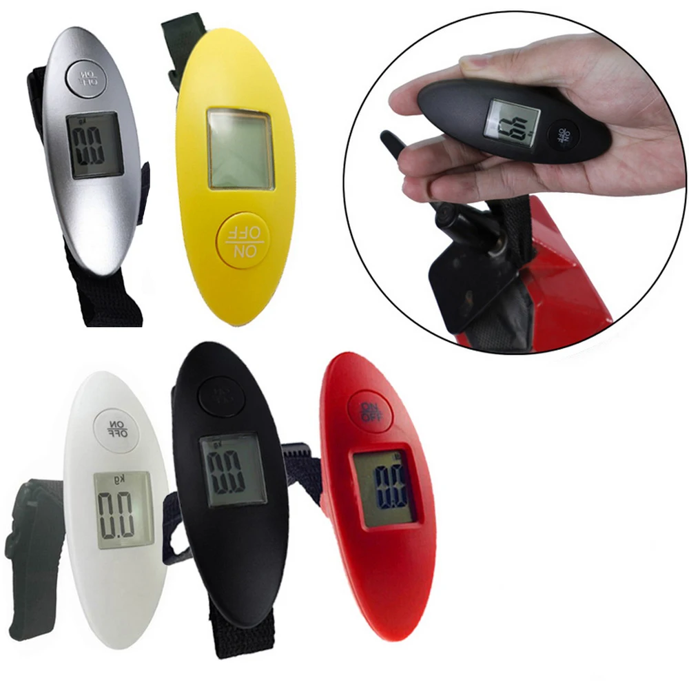 40 кг/100 г весы для багажа путешествий портативные электронные с цифровой ЖК