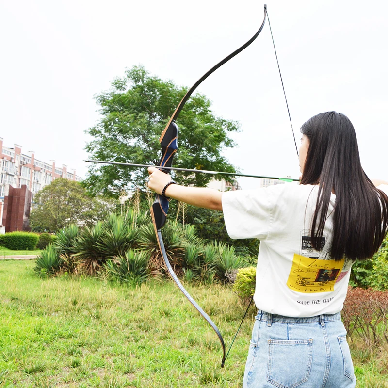 Новый Рекурсивный лук для стрельбы из лука 20-50 фунтов 56 дюймов с упором стрел и 6