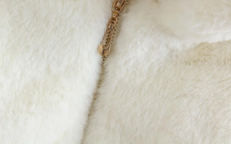 

Winter Women Casual Hooded Slim Long Sleeve Faux Fox Fur Winter Jacket Women Fashion Faux Fur Coat