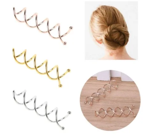 Женские спиральные вращающиеся пончики для укладки волос сделай сам твист
