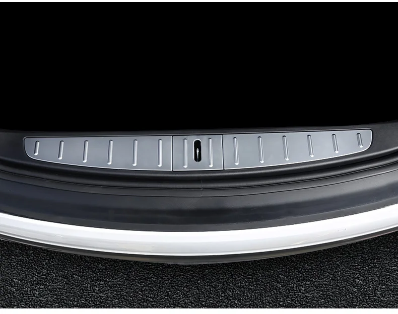 Автомобильные аксессуары для Tesla Model X протектор внутреннего заднего бампера