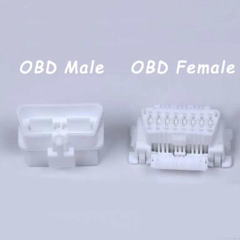 Новинка 16-контактный адаптер OBD II OBDII для грузовиков штекер гнездо разъем OBD2 |