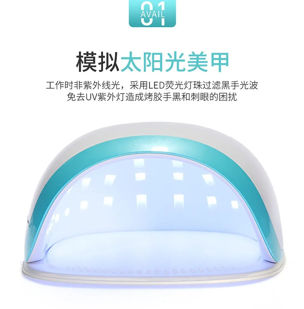 

Nail Lights Led Phototherapy Machines Dryers Nail Polish Glue Lamps Star4 72W Smart Sensors Painless Mode Quick Dry