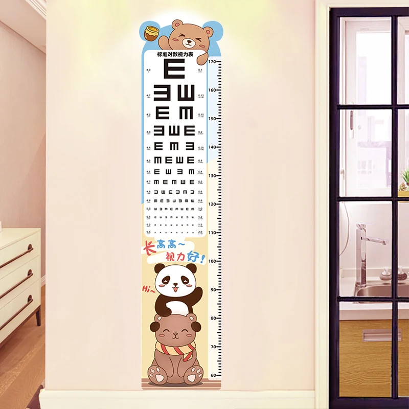 

Children's Height Measurement Visual Chart Self-Adhesive Wall Stickers Baby Room Layout Children's Wall Decoration Wallpaper Sel