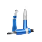 Стоматологический внутренний низкоскоростной наконечник, комплект с 2 4 отверстиями, прямой, контр-угол, Воздушный Двигатель, воздушная турбина, набор, красочный