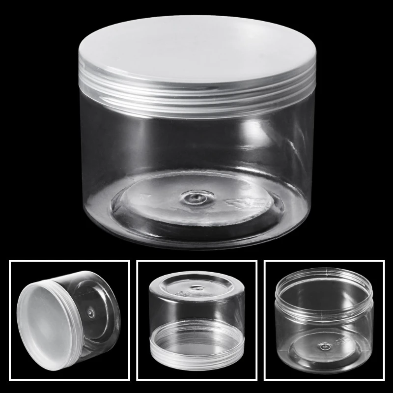 

240ml Container Storage Organizer Box For Light Clay Play Foam Slime Mu L4MC