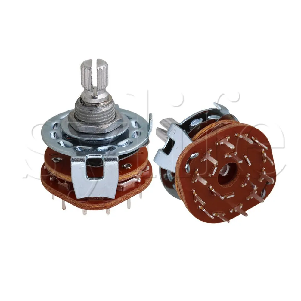 Универсальный поворотный переключатель 1 пара 3-полюсный 4-позиционный | Спорт и