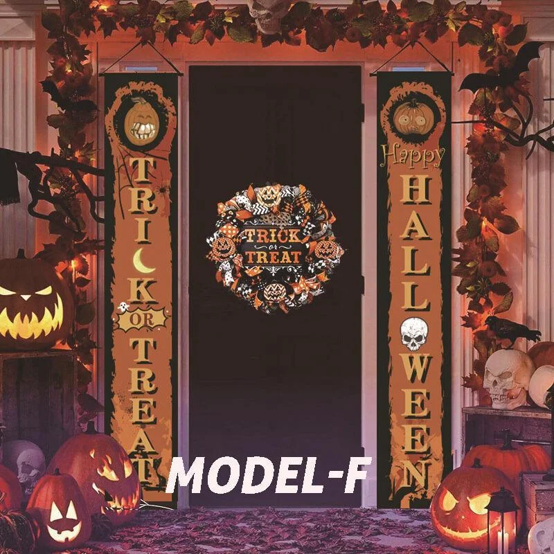 Дверные стены на Хэллоуин октябрьские ведьмы украшение для дома фокусы или