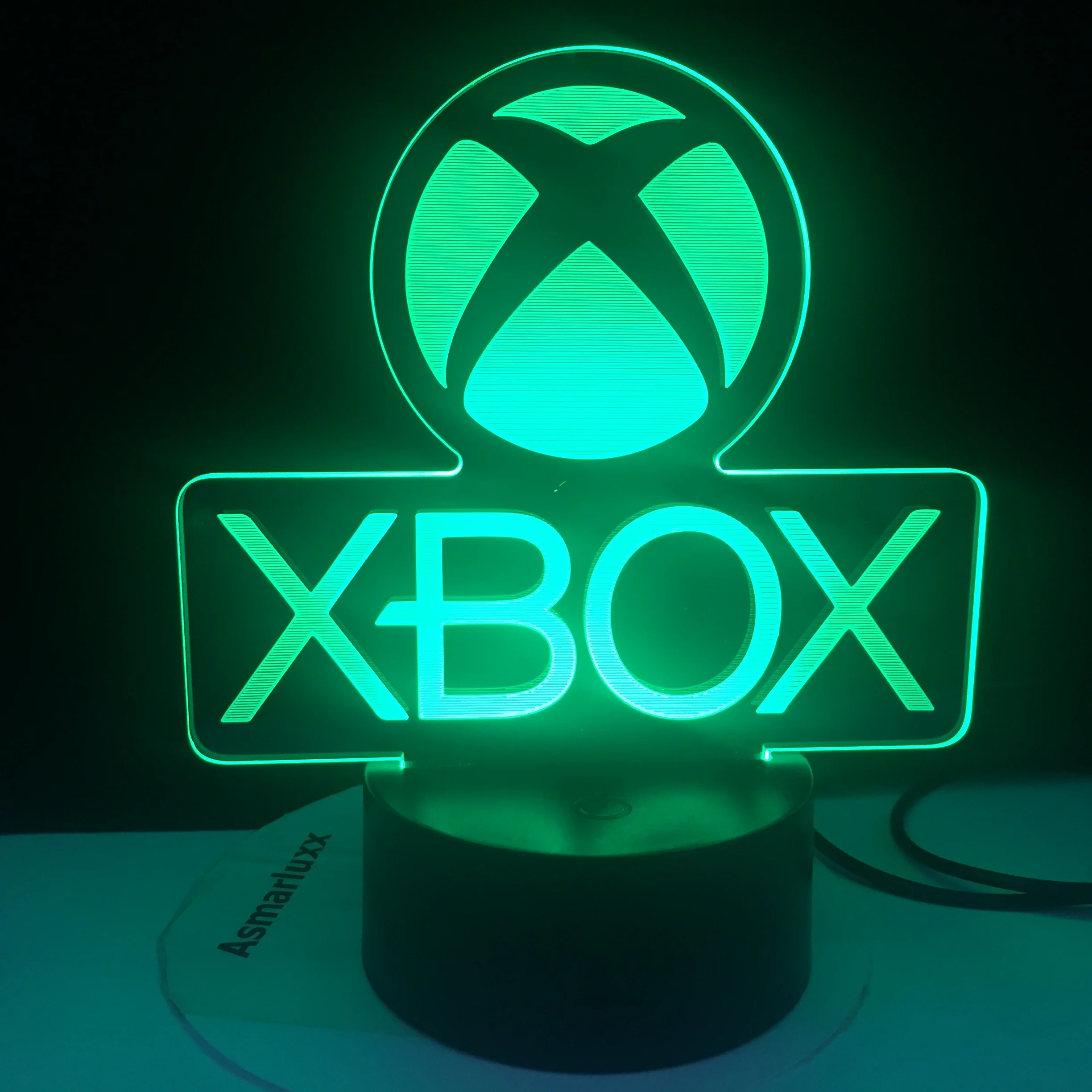 

Game XBOX Home Game Best Present for Boy LED Night Light USB Directly Supply Cartoon App Control Children Birthday Gifts 3d Lamp