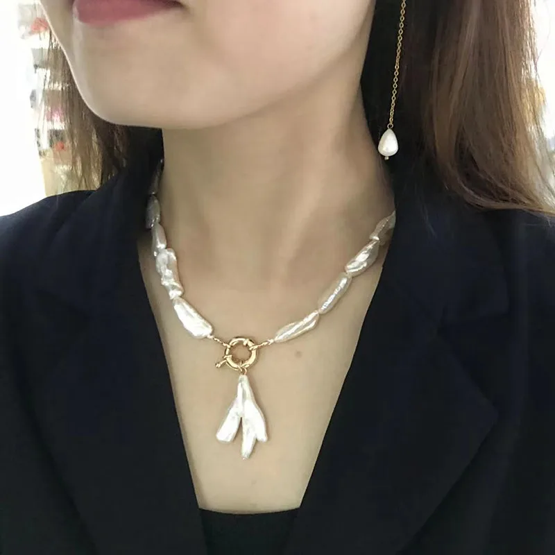 Boho Puka, натуральный Каури, ожерелье в виде ракушки, для женщин, массивные жемчужные барочные ювелирные изделия, колье-чокер, ювелирные изделия