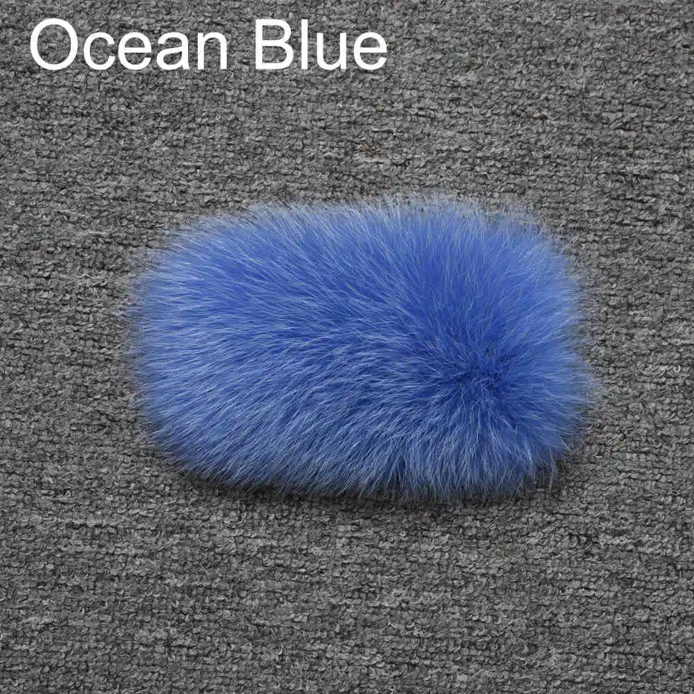 Ocean Blue JKKFURS Новое поступление натуральный Лисий мех жилет женский Зимний натуральный мягкий натуральный мех длинный жилет модное пальто 5 рядов жилет S1571 - Цвет: Ocean Blue