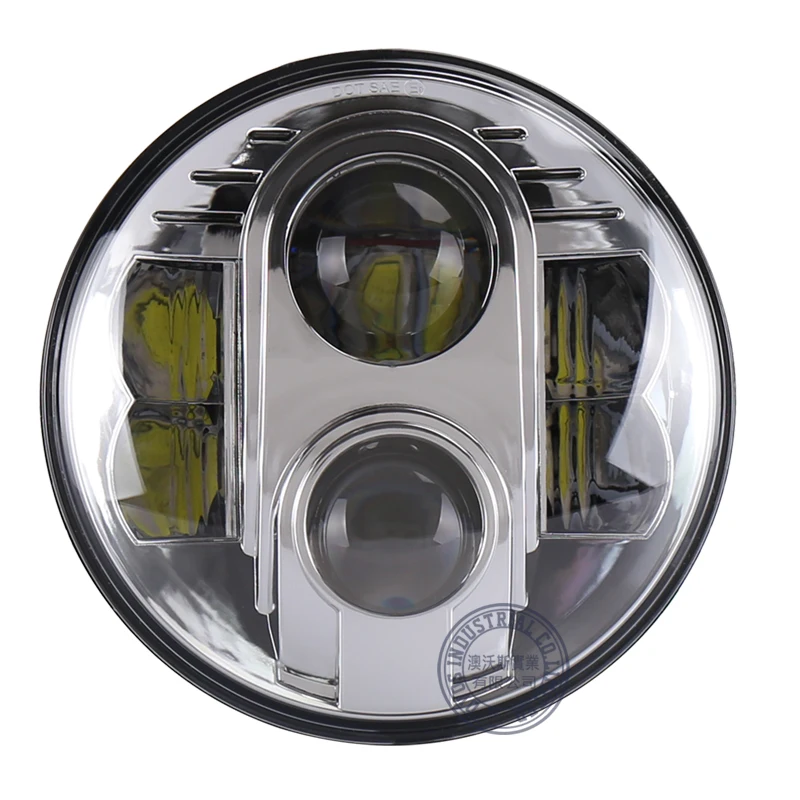 2X 80 Вт 7 &quot12V светодиодный налобный фонарь Hi/ближнего и дальнего света белый