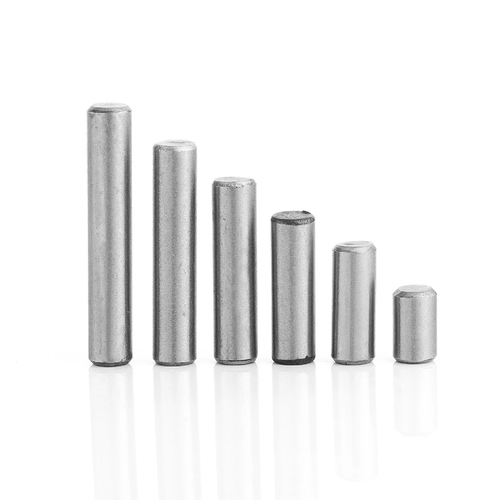 

NINDEJIN 5-50pcs dowel pins 304 stainless steel m2 m2.5 m3 m4 m5 m6 m8 m10 parallel pins fastener solid cylinder pin GB119