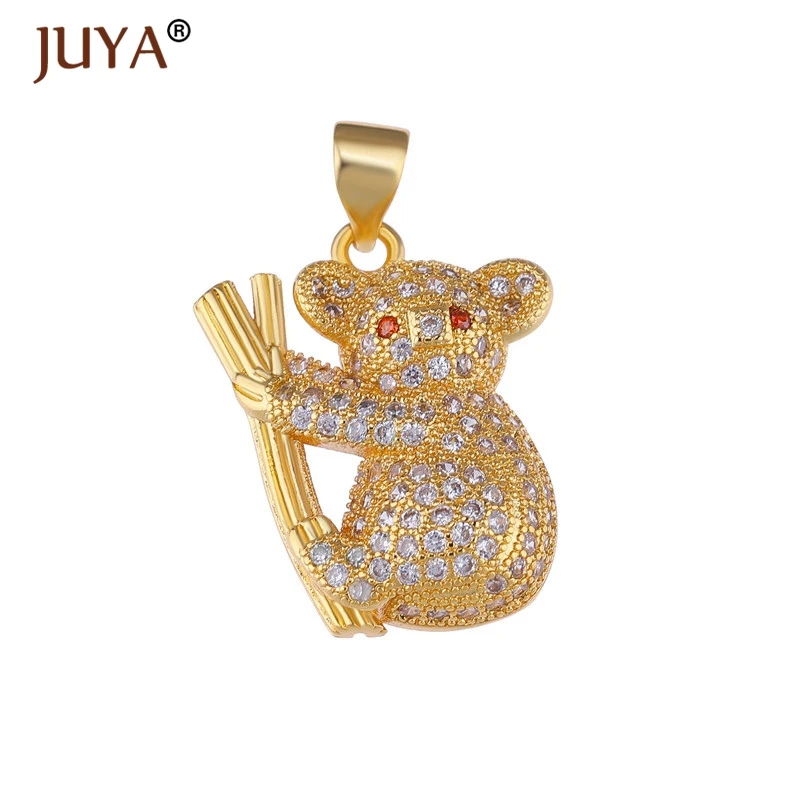 gold Juya Горячая Мода Подвески для изготовления ювелирных изделий милая Черепаха/медведь/Слон/лиса Животные Подвески модные подвески в виде сердечка с цветком - Окраска металла: gold