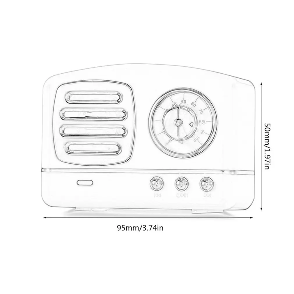 

Retro Wireless Mini Portable Speaker 3D Stereo Surround Subwoofer Support TF Card U Disk Audio For Phone