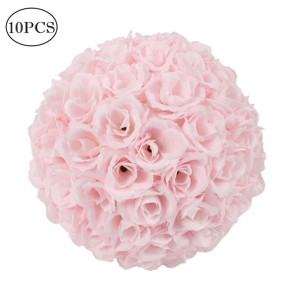 

10Pcs 25CM Flower Balls Wedding Decoration Pink