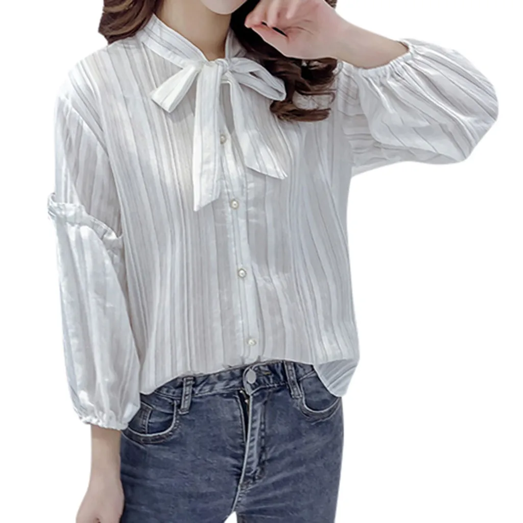 SAGACE женские укороченные рубашки с длинным рукавом и v образным вырезом белые