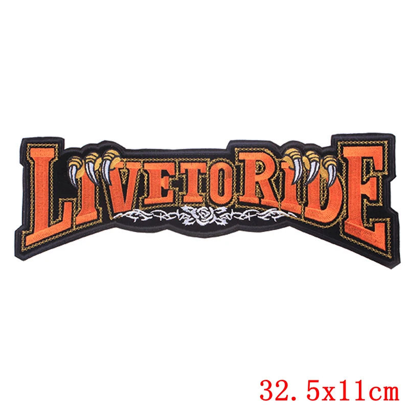 Нашивки Nicediy в стиле панк с вышивкой виде черепа для езды на велосипеде|Заплатки| |