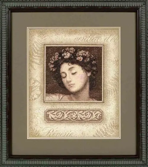 

MM Gold Collection Lovely Counted Cross Stitch Kit Lady Leona Famous Elegant Woman Girl Elegance dim 35106