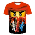 2021 летняя футболка с 3d-рисунком из аниме, одежда для маленьких мальчиков, детская Милая одежда ниндзя, футболка ниндзя, детская одежда, рубашка для мальчиков и девочек