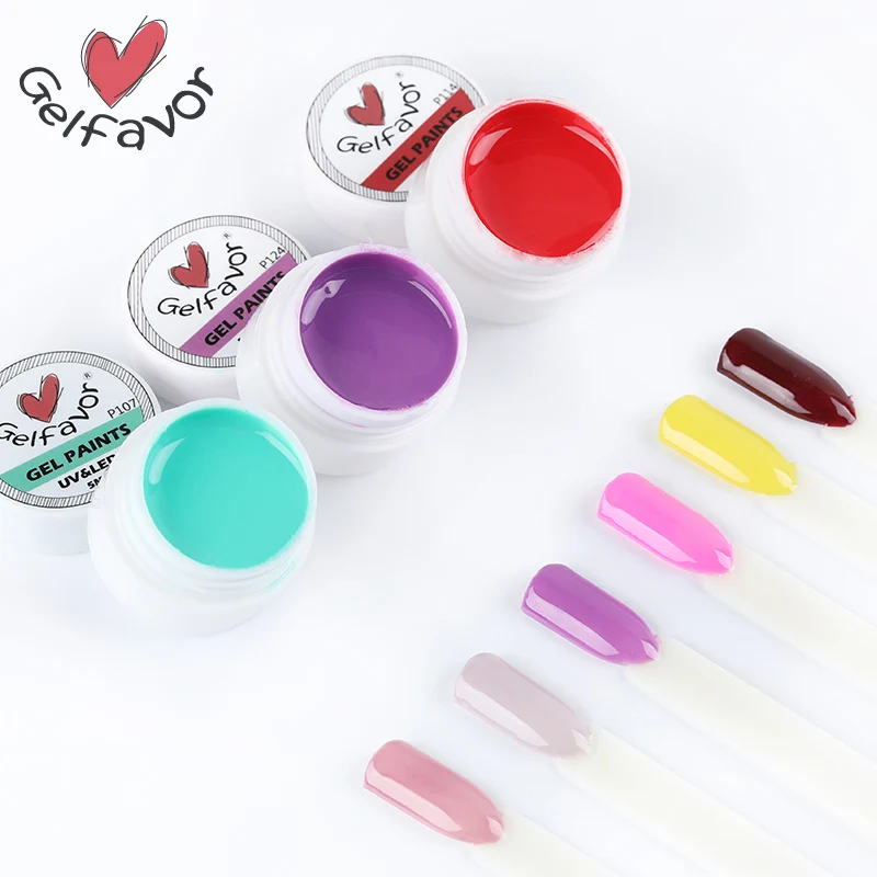 30 цветов Гель лак для ногтей рисования акриловый цветной УФ светодиодный сделай