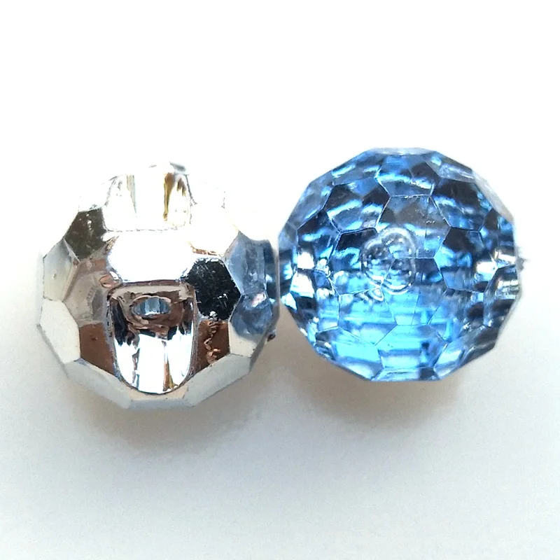 HL 40 шт Синий Круглый Акриловые кнопки Швейные аксессуары DIY ремесла A731 | Дом и сад